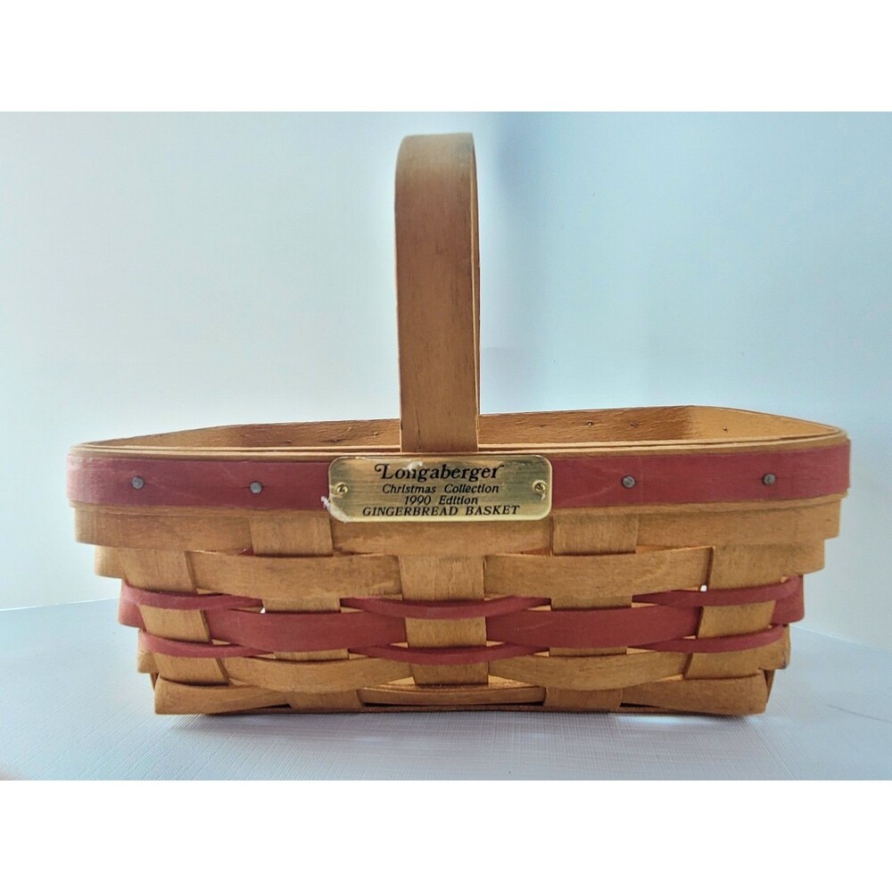 Vintage Longaberger 🎄Christmas Collection 1990 Edition Gingerbread Basket